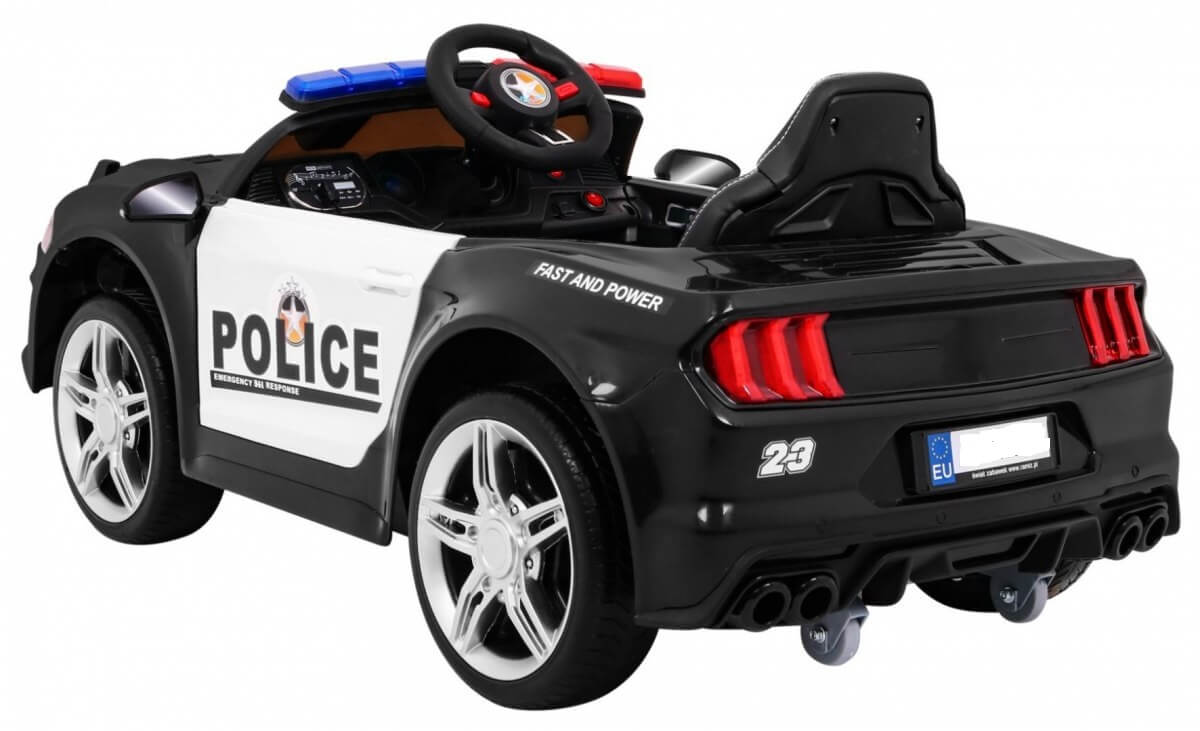Masinuta Politie GT Sport Electrica cu Megafon - imagine 4