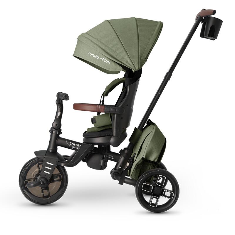 Tricicleta Qplay Comfo Max Pliabilă Verde - imagine 11