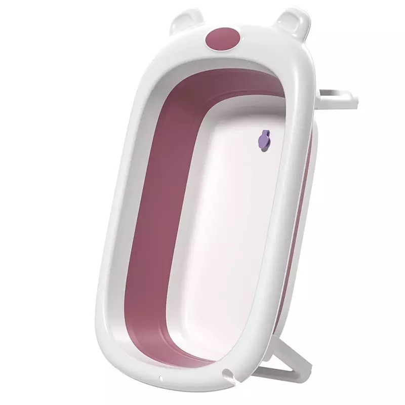 Cădiță Little Mom Bear Pink Pliabilă, 81x47cm - imagine 3
