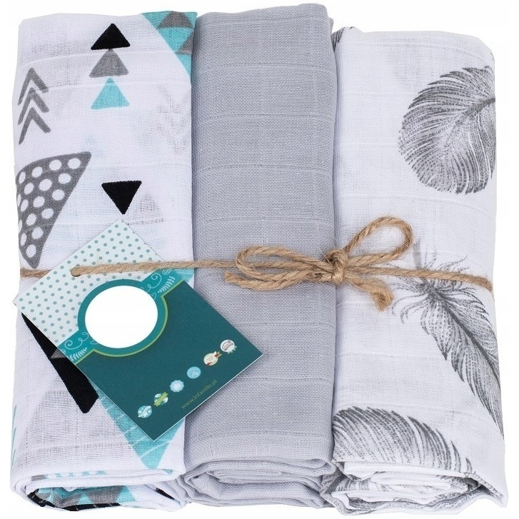 Set 3 Scutece Muselina Infantilo