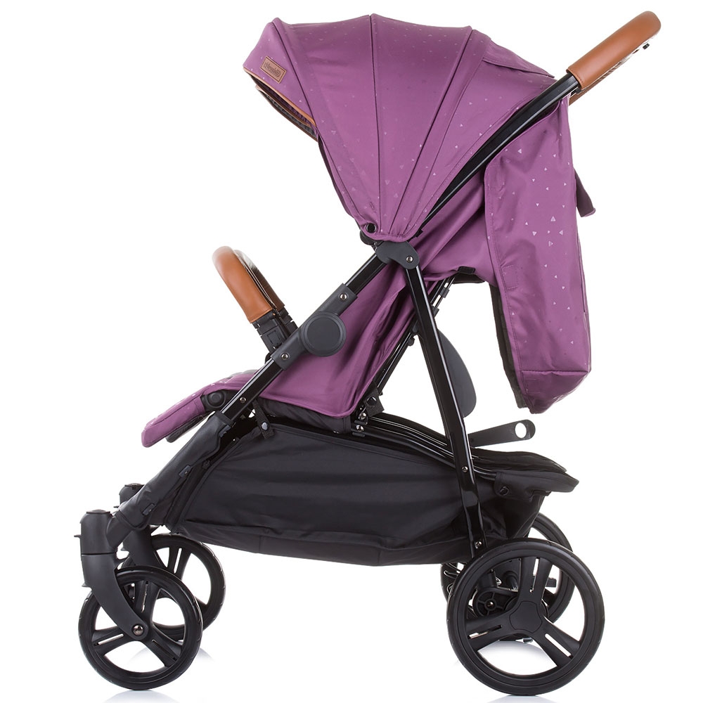 Carucior Gemeni Chipolino Passo Doble Lilac - imagine 3