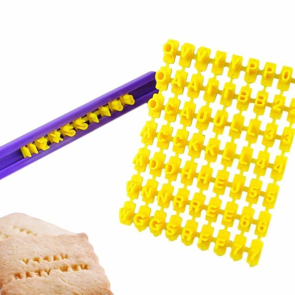 Set Matrite Litere si Numere Kitchenware | Decor Prajituri