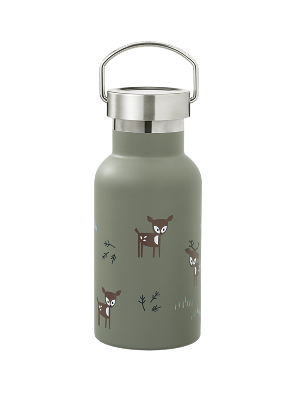 Sticla Termos Fresk New Nordic Deer Olive, 350ml - imagine 2