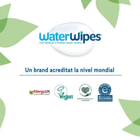 WaterWipes Servetele Biodegradabile 720 buc - imagine 2