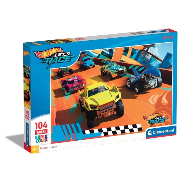 Puzzle Clementoni Hot Wheels 104 Piese