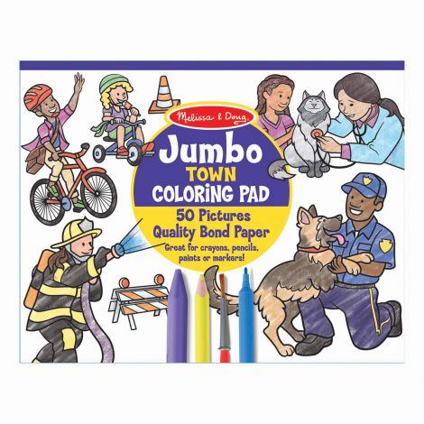 Bloc Colorat Orasul Melissa & Doug 50 Pagini