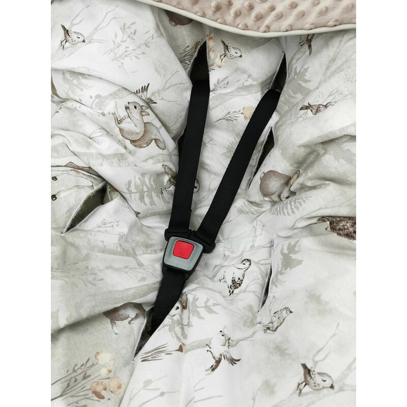Paturică MimiNu Woodland cu Glugă | Căldură și Protecție - imagine 2