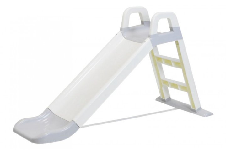 Tobogan Mykids Alb-Gri, Rezistent UV, Exterior - imagine 2