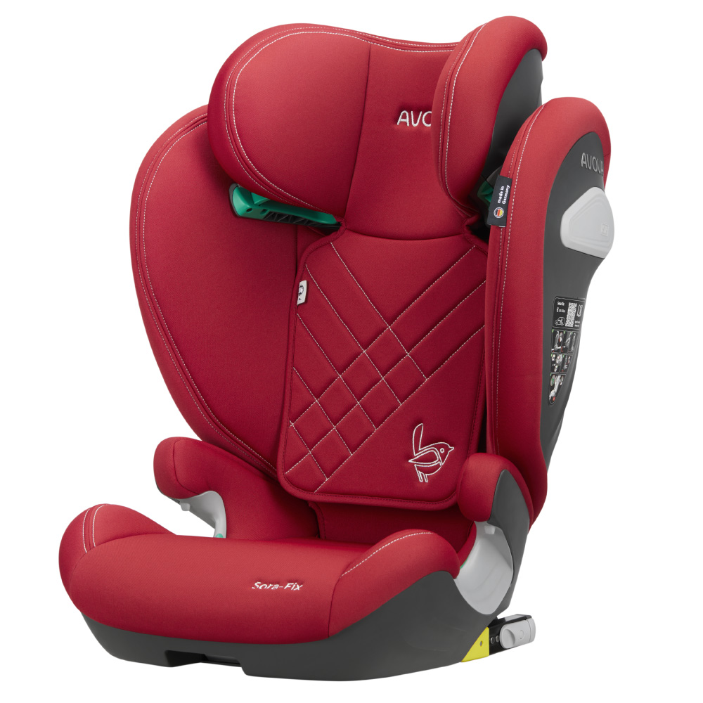 Scaun Auto Avova Sora-Fix Maple Red i-Size - imagine 4