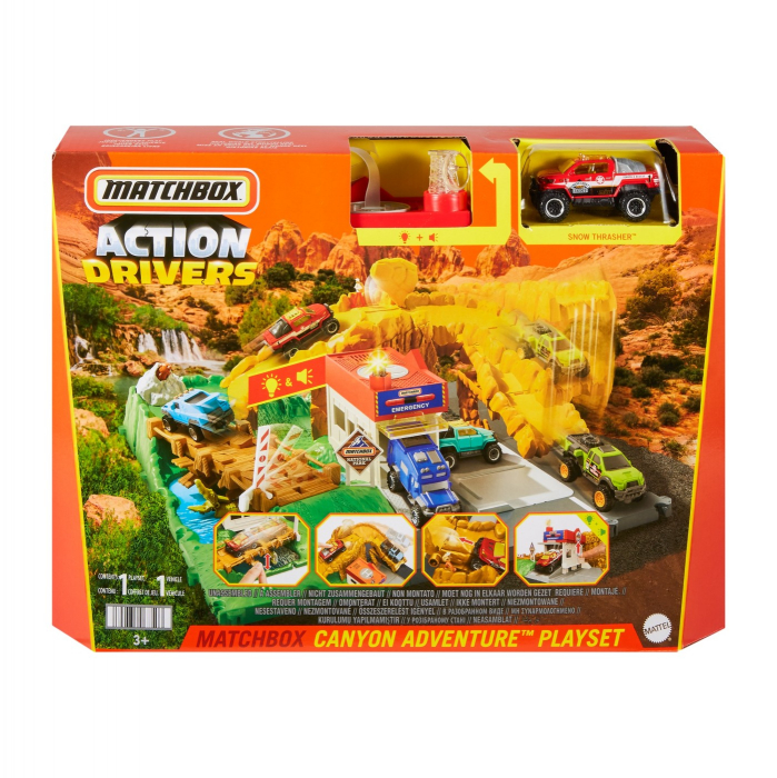 Set Canion Matchbox cu Sunete și Lumini