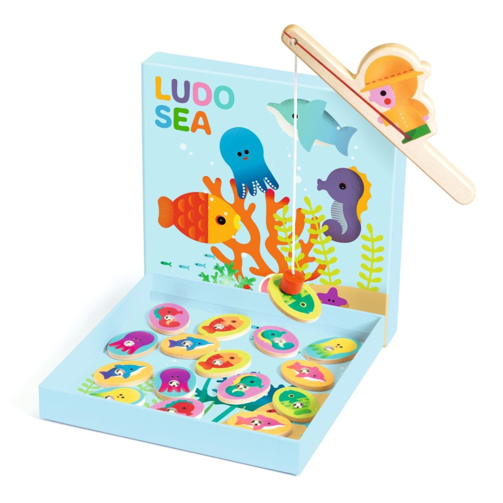 Ludo Sea Djeco - 4 Jocuri Educative Intr-o Cutie