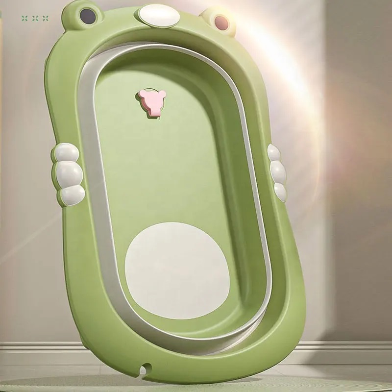 Cadită Pliabilă Little Mom Verde cu Termometru - imagine 6