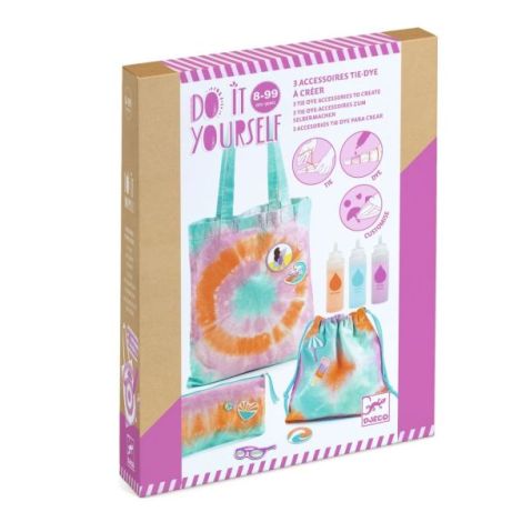 Kit Tie-Dye Djeco Raza de soare - Creează Unic