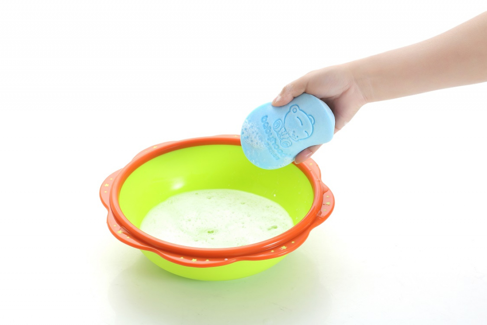 Burete de baie Little Mom Bear Blue - Delicat
