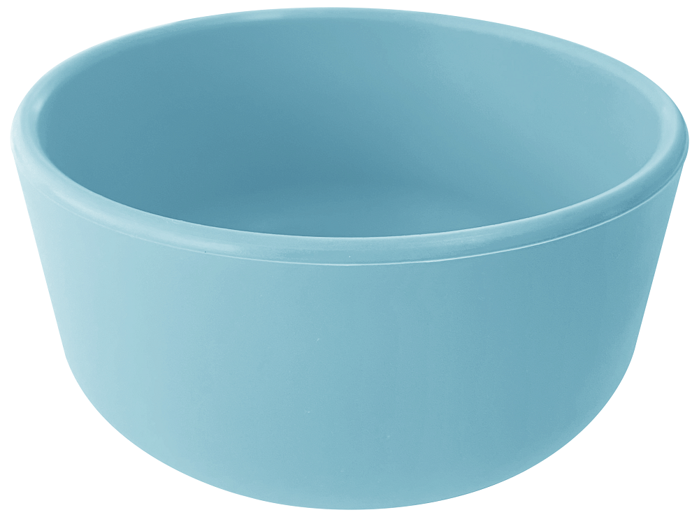 Bol Minikoioi Premium Silicon, Mineral Blue - imagine 6