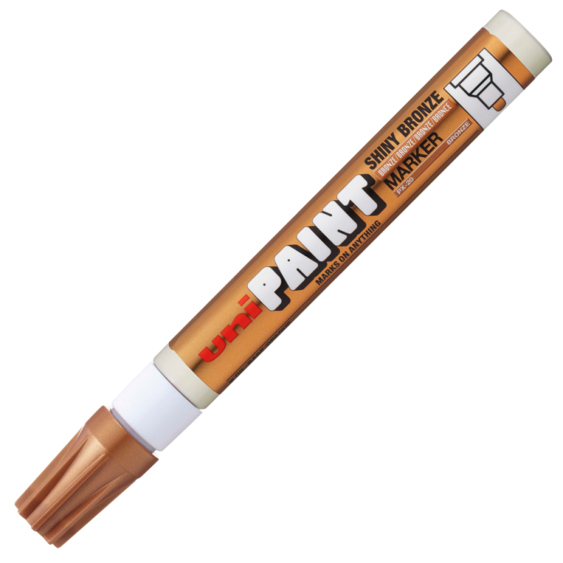 Marker Uni-Ball Bronz Lucios, Vopsea pe Bază de Ulei