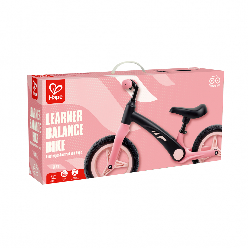 Bicicleta Echilibru Copii Roz Hape | Jucărie Activă - imagine 2