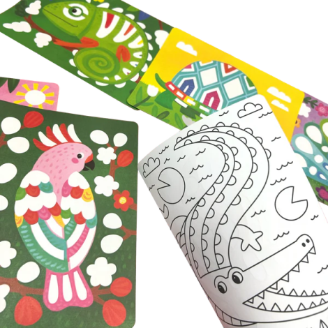 Ooly Foil-tastic - Arta cu Folie Animale - imagine 3