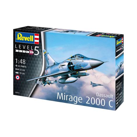 Macheta Revell Mirage 2000C 1:48, Nivel 5 - imagine 3