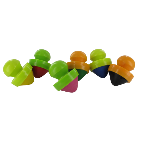 Set 6 Creioane Ocolor cu Suport Ergonomic