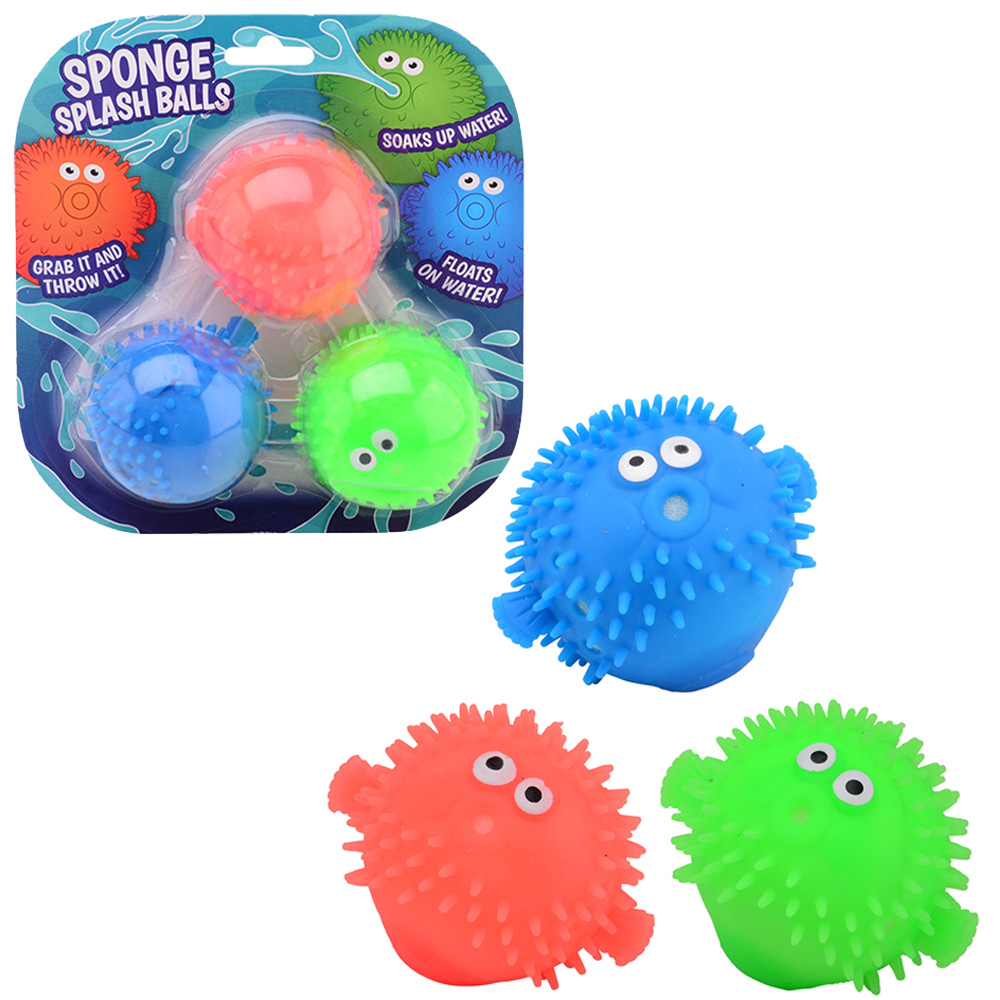 Set 3 Mingi Splash cu Burete - Jucării Baie