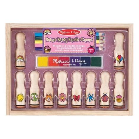 Set Stampile Melissa & Doug Happy Handle Deluxe | Creativitate