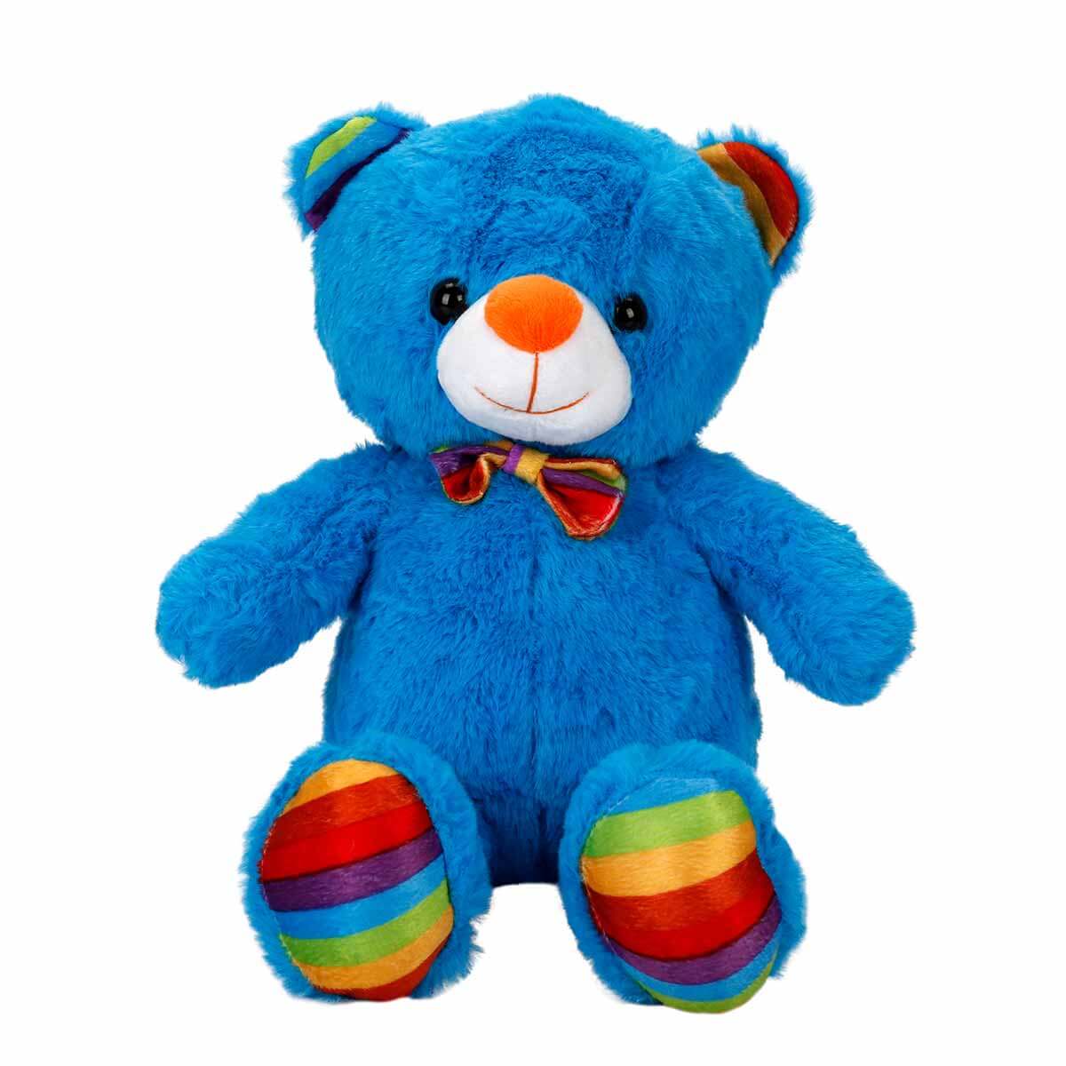 Ursulet Plus Puffy Friends Albastru 30cm