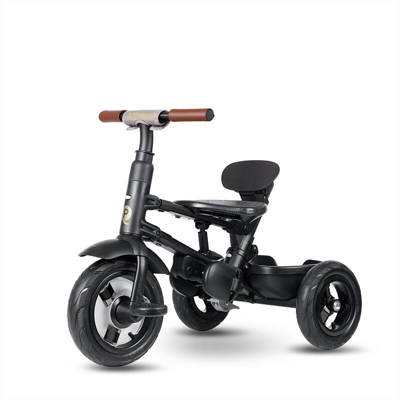 Tricicleta Qplay Rito Deluxe Gri Pliabilă - imagine 3