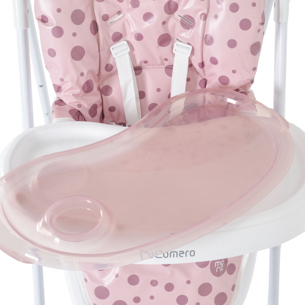 Scaun masa Cocomero Pink Moni - Pliabil, reglabil
