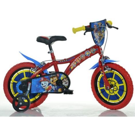 Bicicleta Paw Patrol 14" Dino Bikes pentru copii - imagine 2