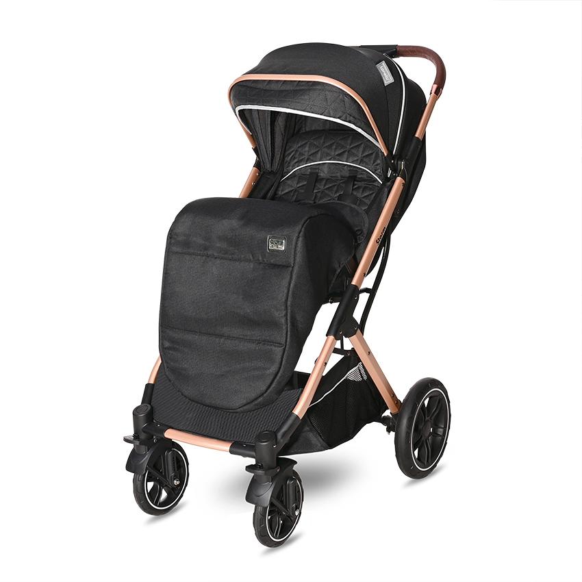 Carucior Lorelli Storm Luxe Black, Aluminiu, pana la 22kg - imagine 2