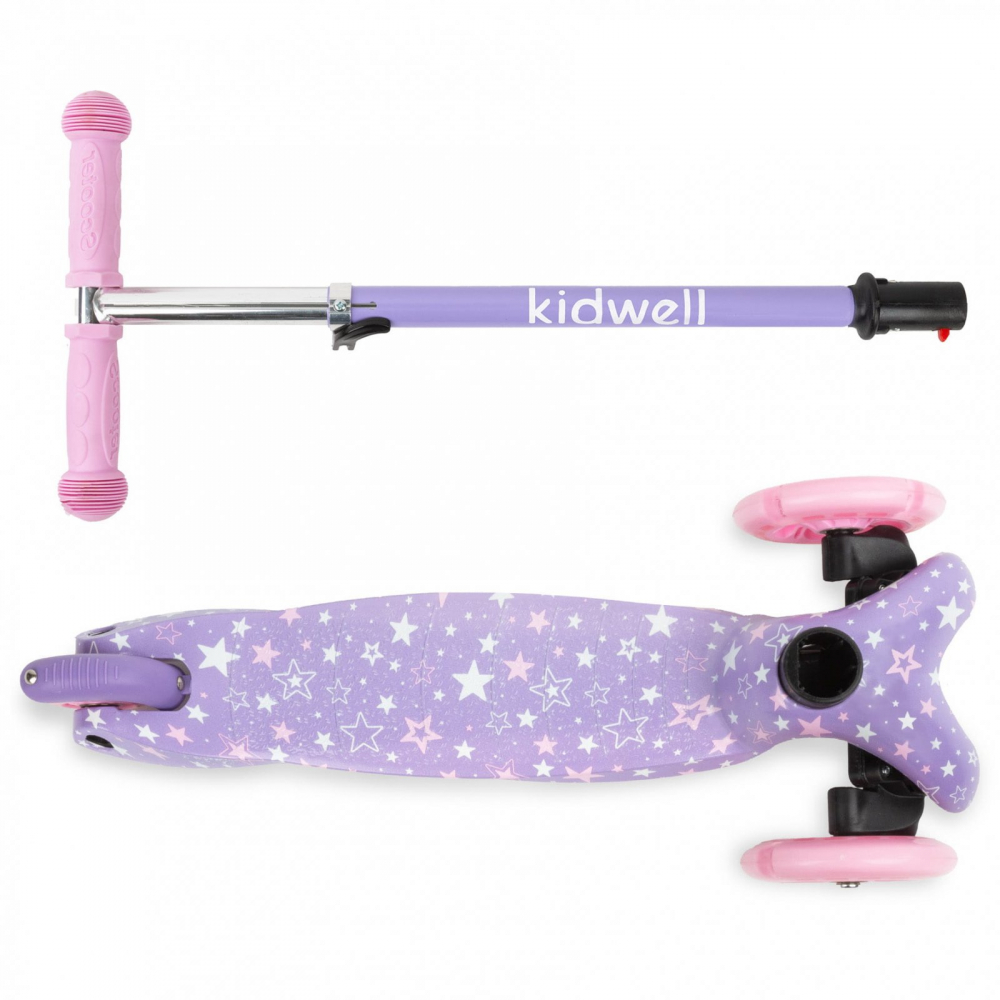 Trotineta Kidwell Uno Stars cu roti luminoase - imagine 6