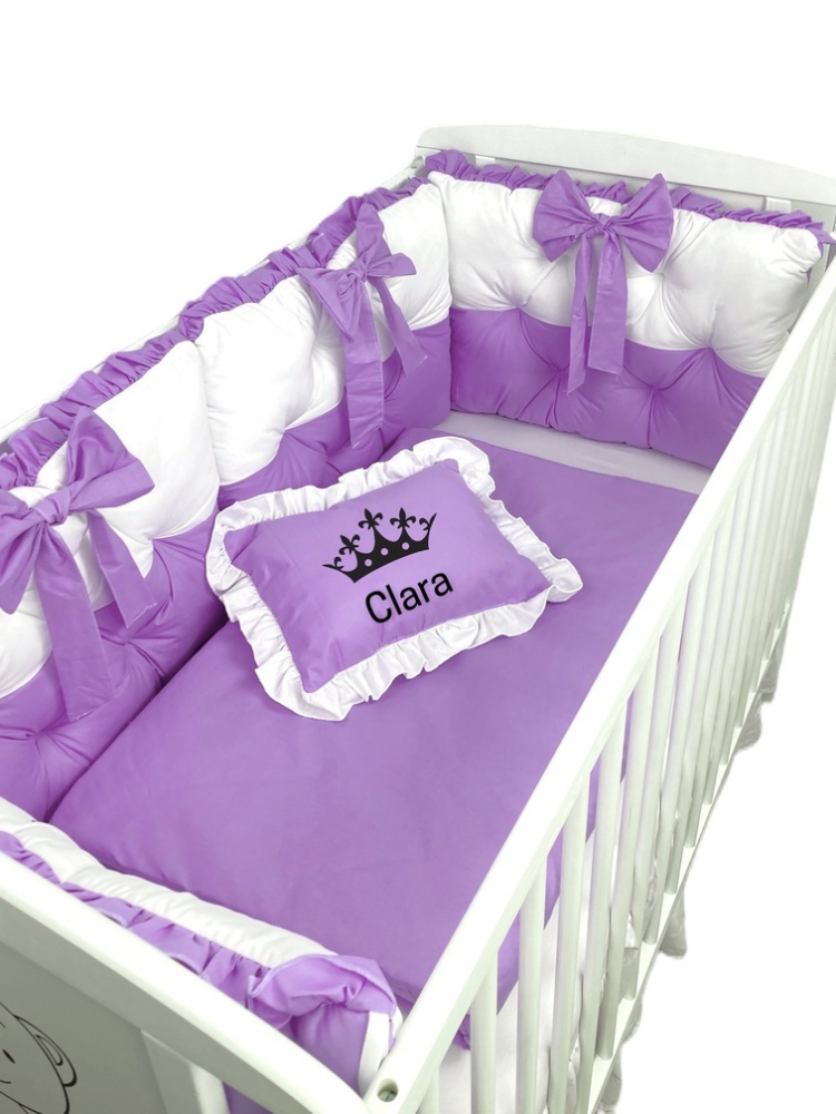 Lenjerie Pat Personalizată Deseda cu Perne Aparatori, Violet
