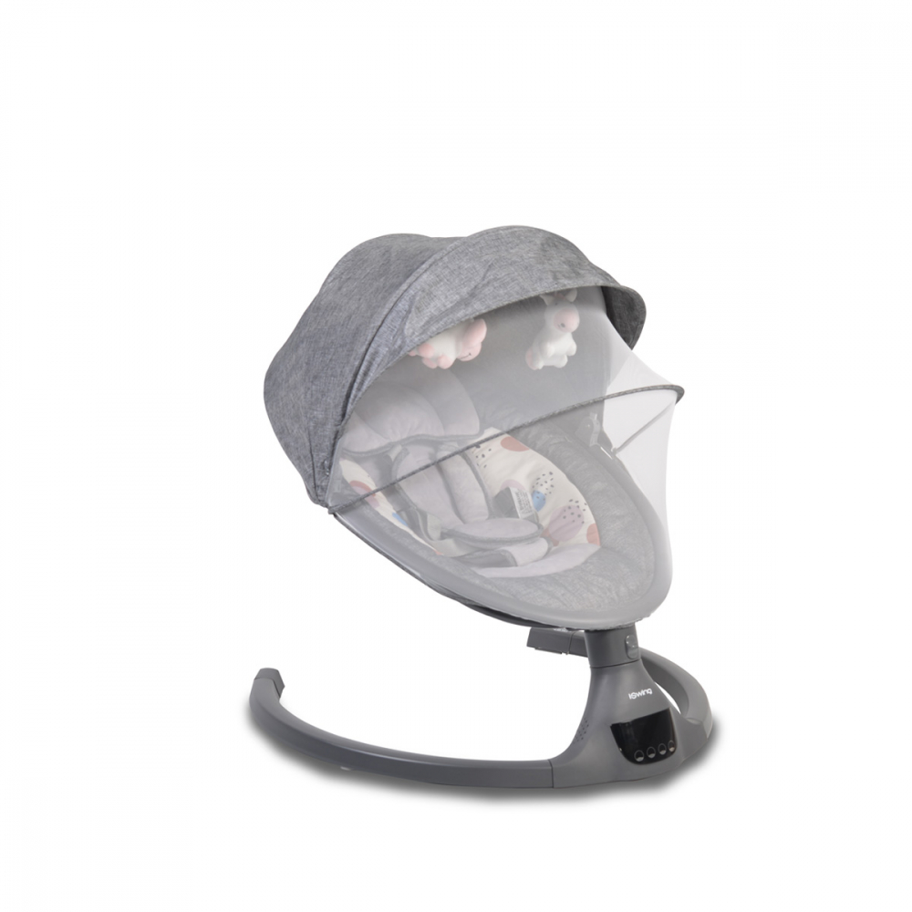 Leagan Electric Cangaroo ISwing Dark Grey, 5 Viteze - imagine 6