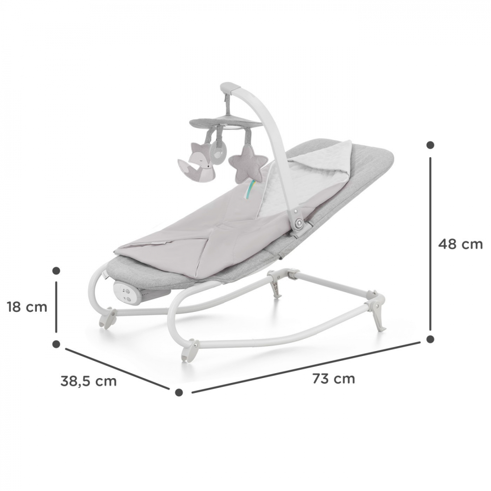 Sezlong 3-în-1 Kinderkraft Felio 2 - Confort Premium - imagine 4