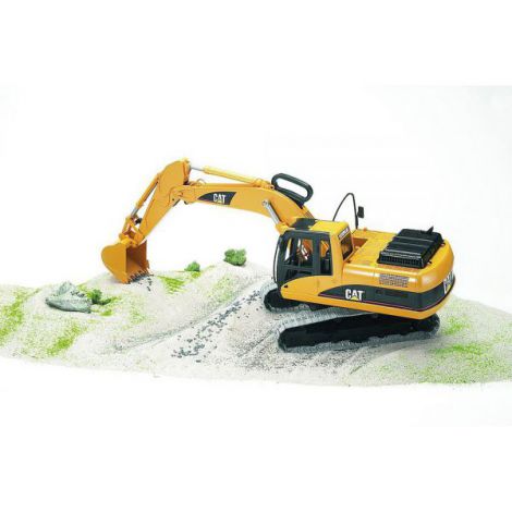 BRUDER Excavator CAT cu funcții manuale - imagine 7