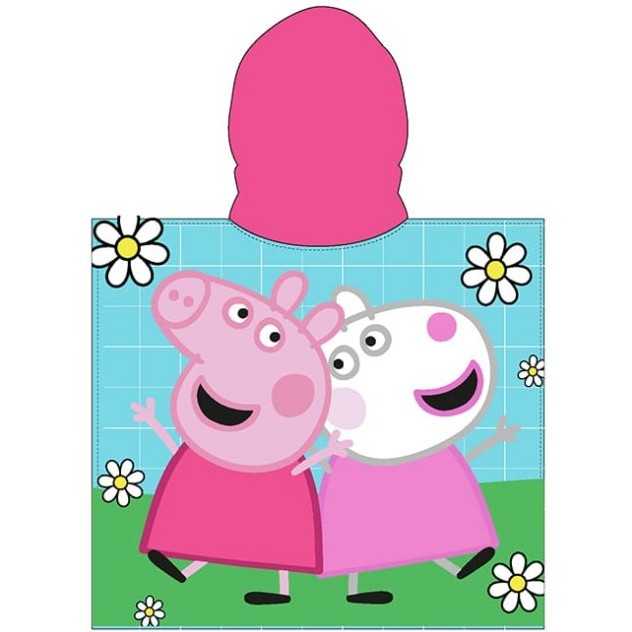 Poncho Eplusm Peppa Pig, 55x110 cm, Absorbant