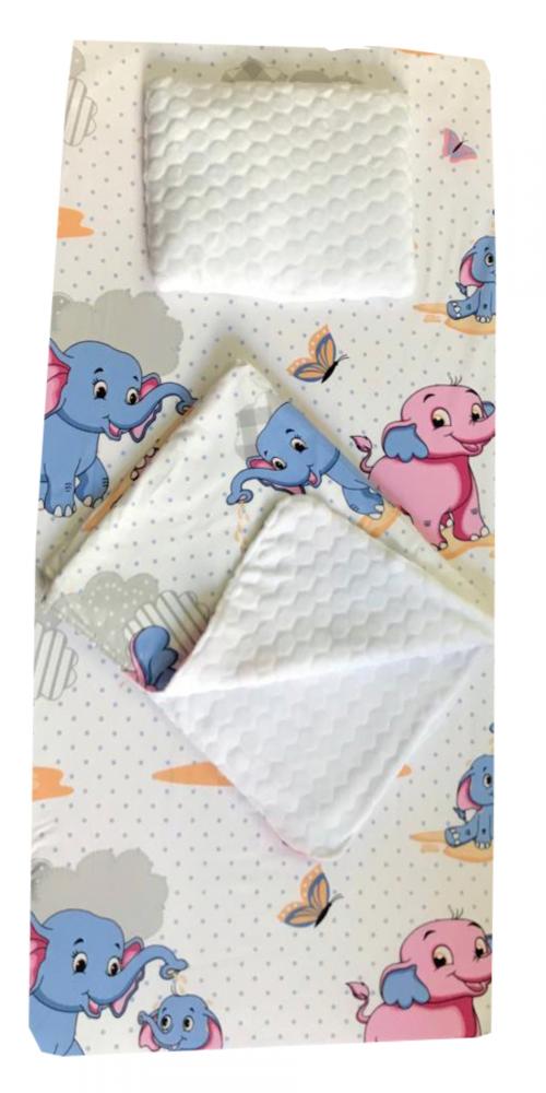 Set Iarnă Deseda Păturică Cearșaf Pernută 120x60 - imagine 10