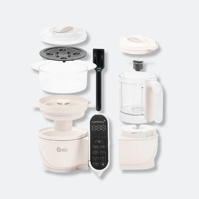 Robot Babymoov Nutribaby+ 5-în-1, Beige - imagine 4
