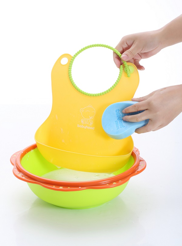 Burete de baie Little Mom Bear Blue - Delicat - imagine 2