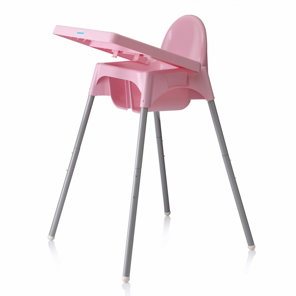 Scaun Masa Little Mom Pink Siguranță - imagine 2