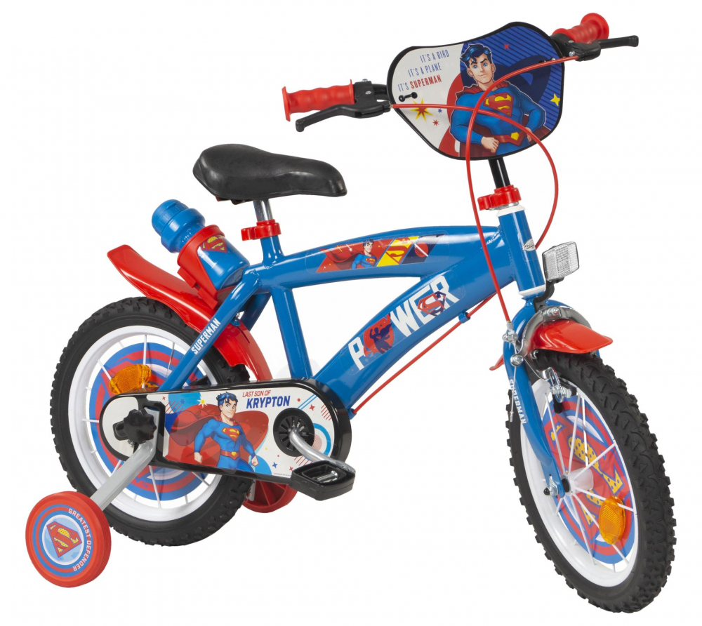 Bicicleta Toimsa Superman 14 inch cu roti ajutatoare - imagine 5
