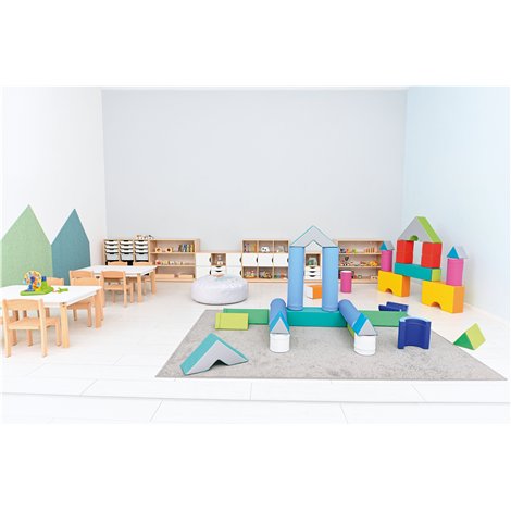 Moje Bambino Set 33 Blocuri Spuma cu Huse Detasabile - imagine 5