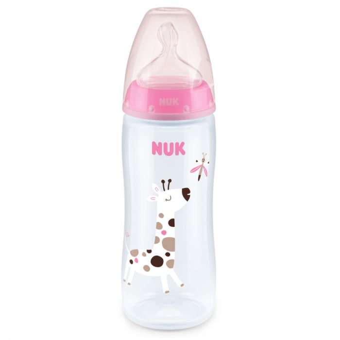 Biberon Nuk First Choice 300ml Control Temp Girafa