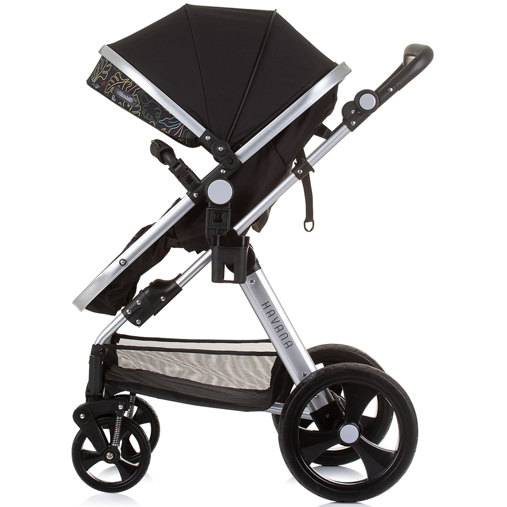 Carucior Chipolino Havana 2 in 1, Obsidian Leaves - imagine 6