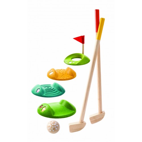 Set Minigolf Plan Toys - Joc Exterior și Îndemânare - imagine 2