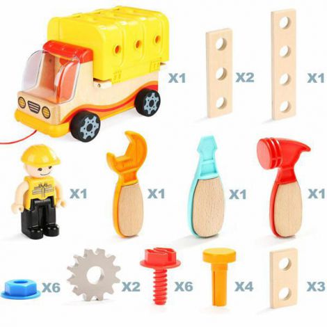 Topbright Camion 2 in 1 si Banc de Lucru, STEM - imagine 2