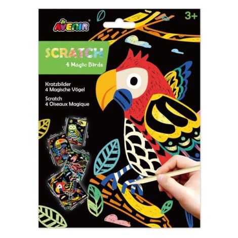 Set Scratch Art Pasari Magice Avenir 3+