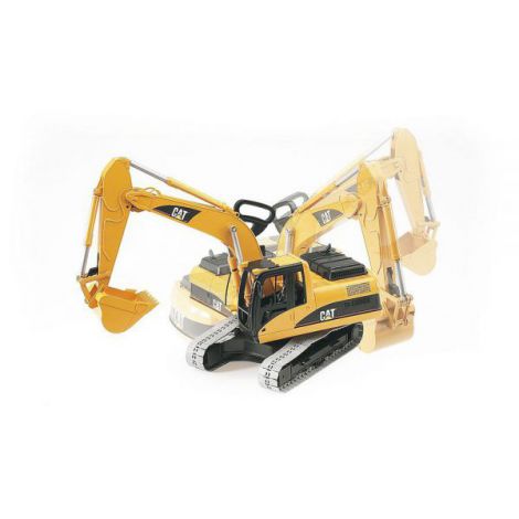 BRUDER Excavator CAT cu funcții manuale - imagine 8