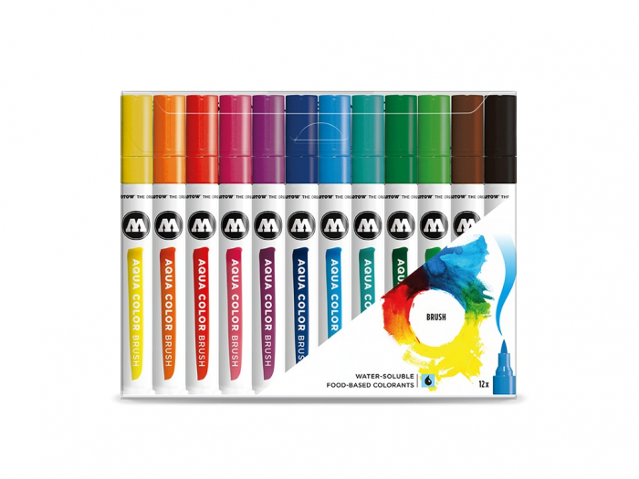 Set 12 Markere Aqua Color Molotow